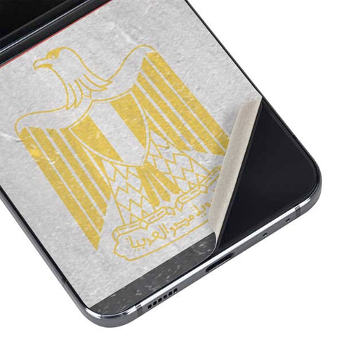 Egyptian Flag Distressed Galaxy Z Flip5 5G Skin